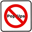 no more popups