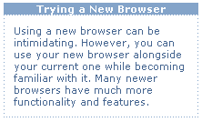 Trying a New Browser with Popup Blocking